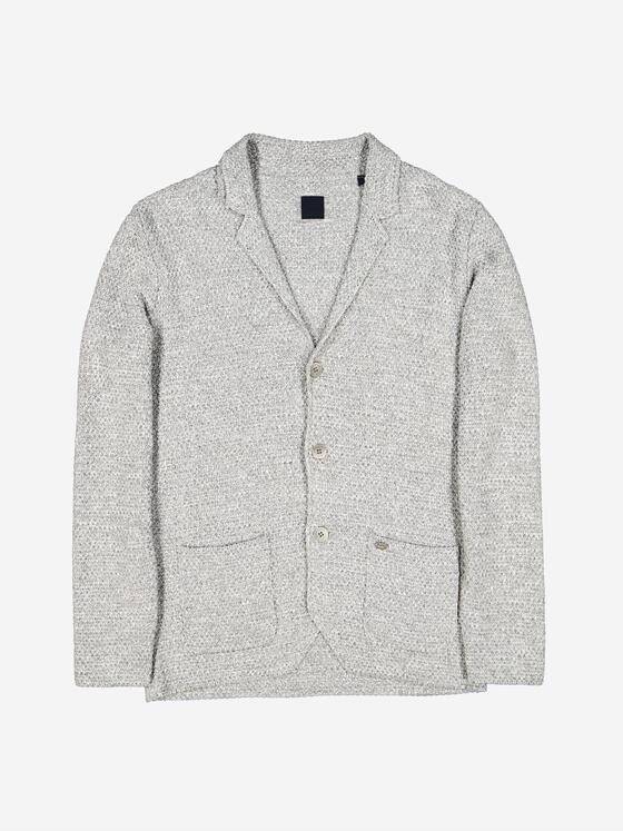 engbers Herren Sticksakko strukturiert Silbergrau 38254