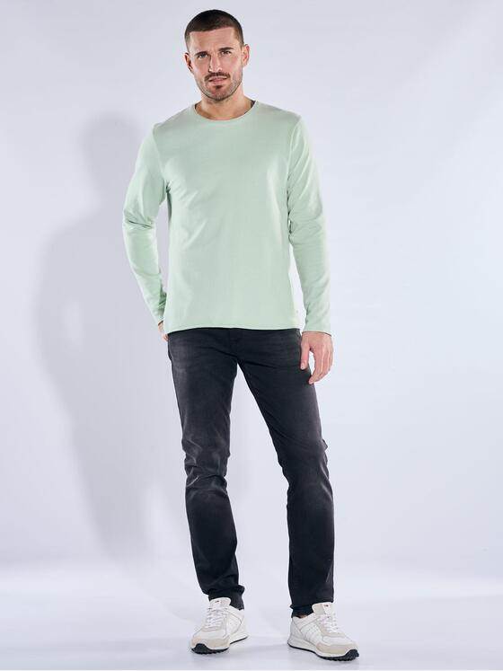 emilio adani Herren Rundhals Shirt Hellgruen 40425