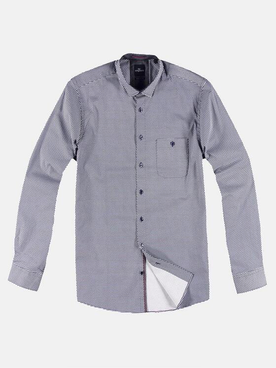engbers Herren Hemd langarm Blau 30874