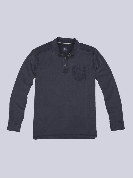 engbers Herren Langarm-Shirt mit Polokragen Grau 33767