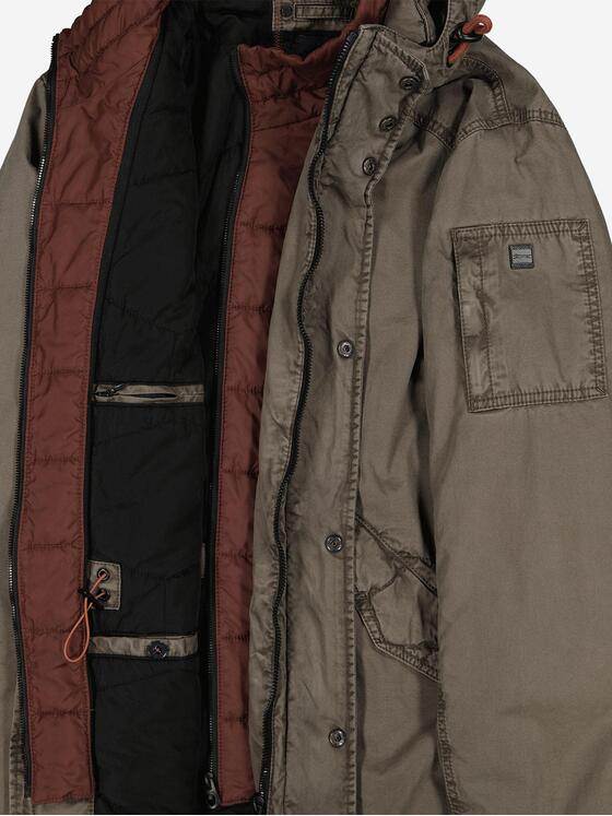 engbers Herren Jacke mit heraustrennbarem Inlet Hellbraun 37459