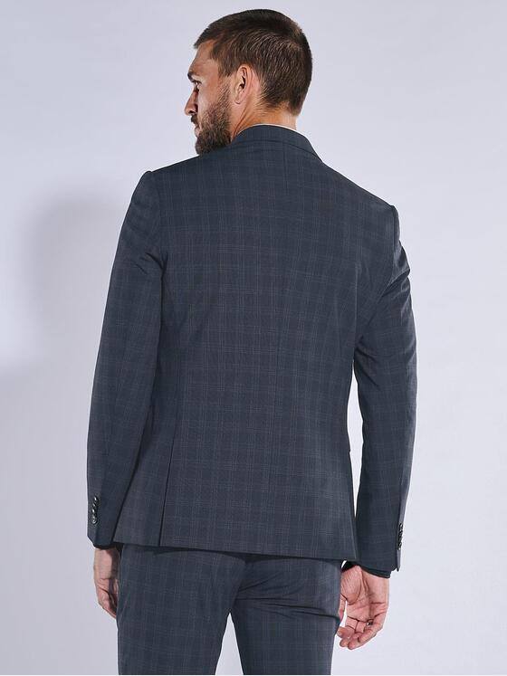 emilio adani Herren Anzug-Sakko slim fit Blau 37651