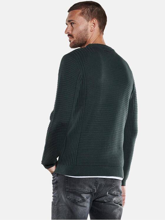 emilio adani Herren Pullover strukturiert Türkis 33692