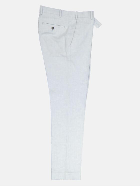 emilio adani Herren Anzug-Hose mit Leinenanteil Blau 36546