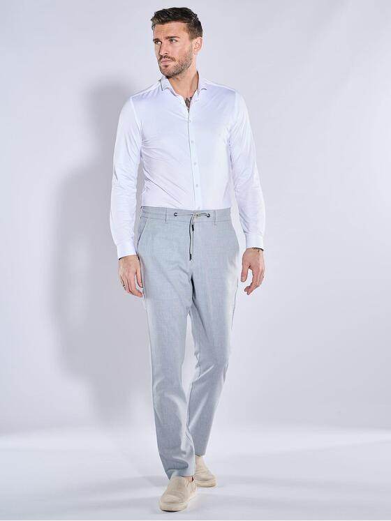 emilio adani Herren Anzug-Hose slim fit Blau 38463