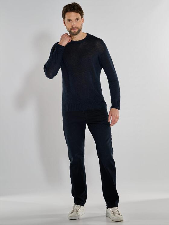 ENGBERS GERMANY Herren Pullover uni Blau 36945