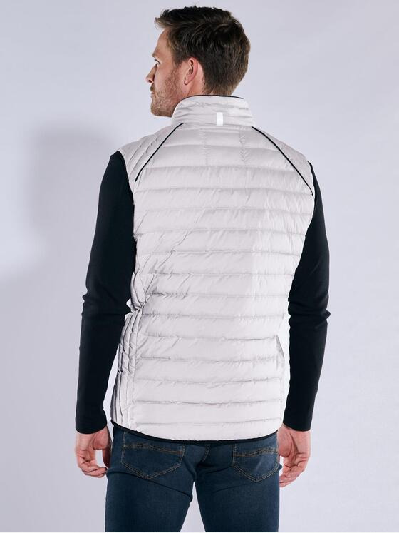 engbers Herren Steppweste regular Grau 37178