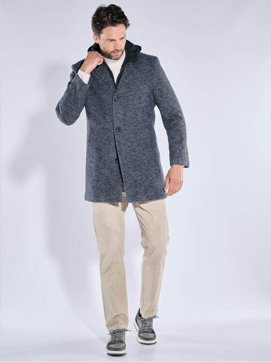 engbers Herren Mantel Saphirblau 39403
