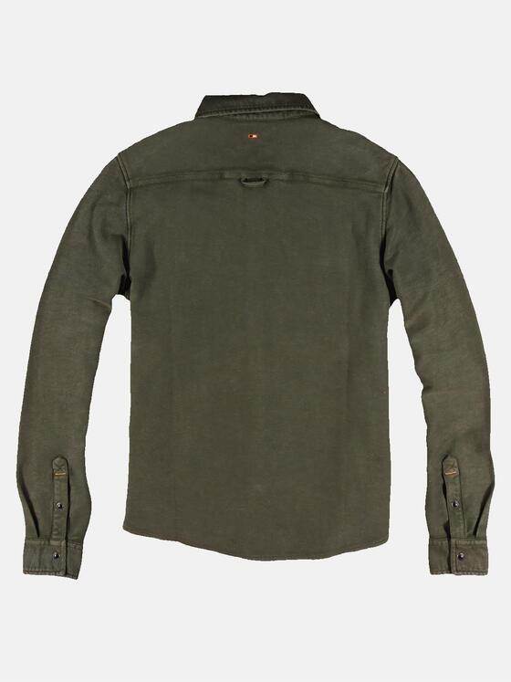 emilio adani Herren Innovatives Langarmhemd Grün 30888