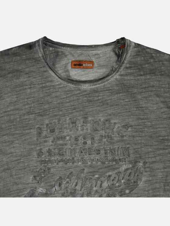 emilio adani Herren Rundhals T-Shirt Weiß 23671