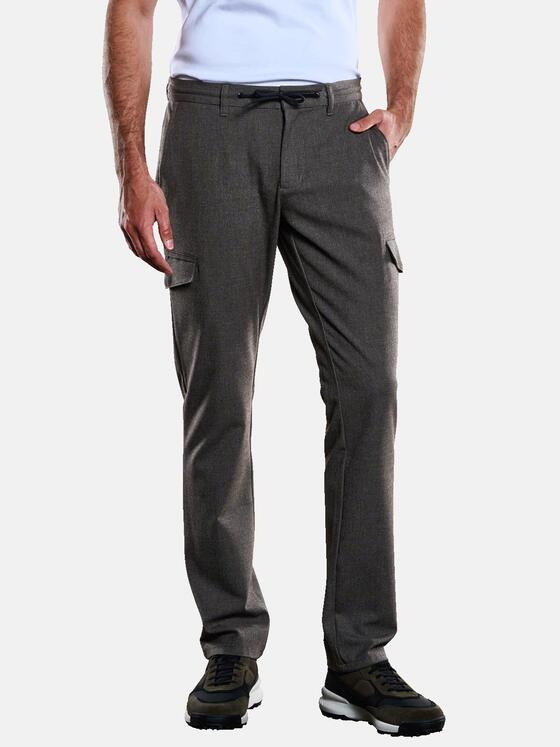 engbers Herren Cargo-Hose mit Tunnelzug Braun 33332
