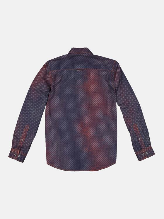 engbers Herren Hemd langarm Blutorange 34151