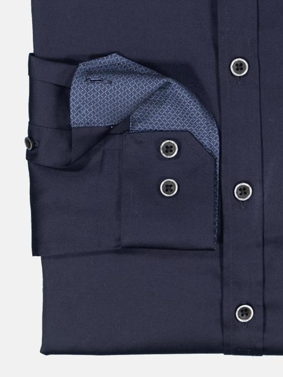 emilio adani Herren Langarm-Hemd "My Favorite" Blau 36201
