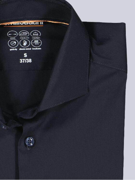 emilio adani Herren Langarm-Hemd "My Favorite" Marineblau 39270