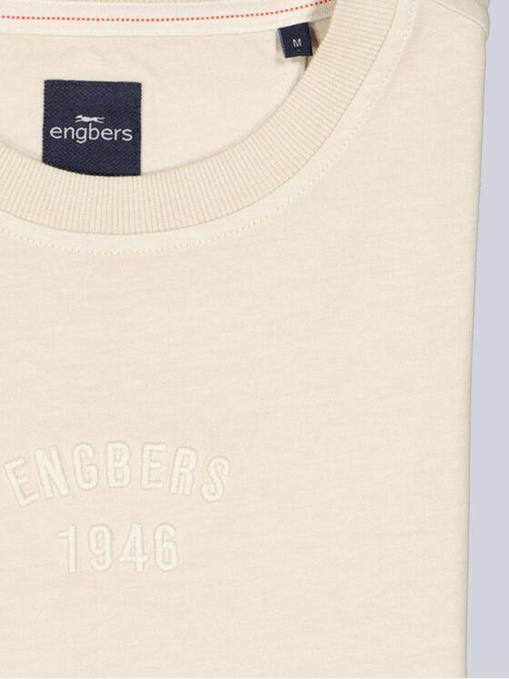 engbers Herren Rundhals T-Shirt Beige 39930