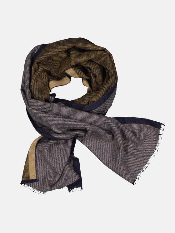 engbers Herren Schal gemustert Blau 35952