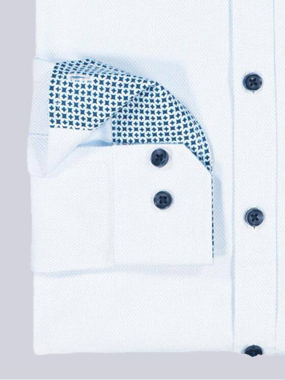 emilio adani Herren Langarm-Hemd "My Favorite" Blau 37606
