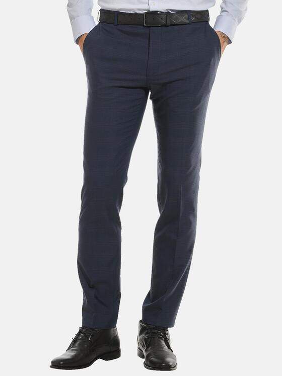 emilio adani Herren Anzughose slim fit Blau 32080