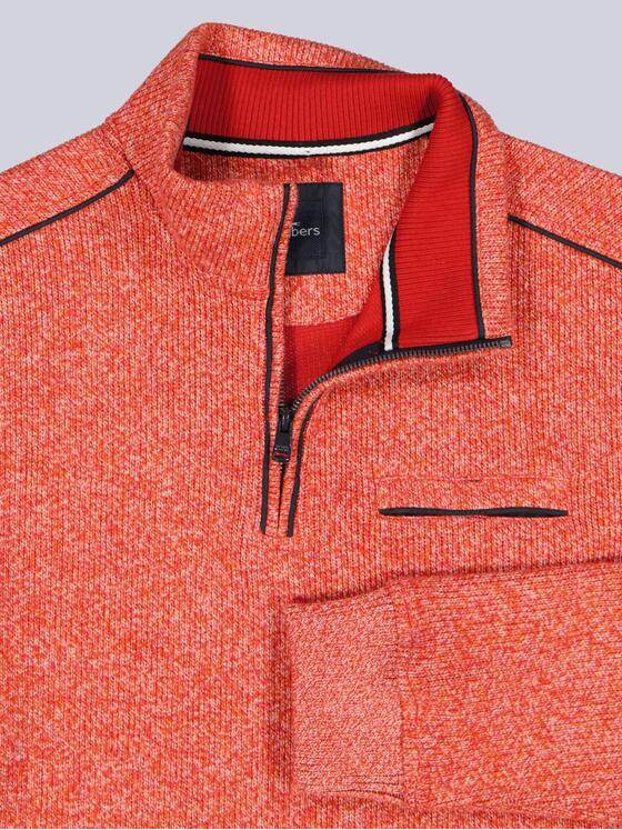 engbers Herren Sweatshirt mit Stehkragen Orange 39529