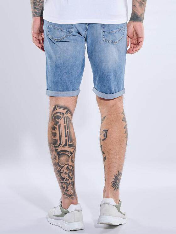 emilio adani Herren Sportive 5-Pocket-Shorts Hellblau 40601