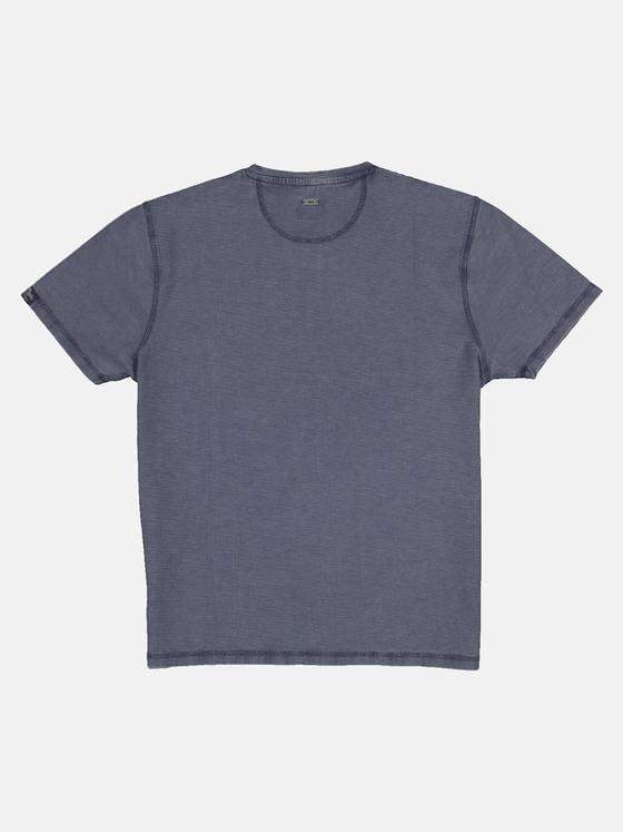 engbers Herren Henley-Shirt strukturiert Saphirblau 33409