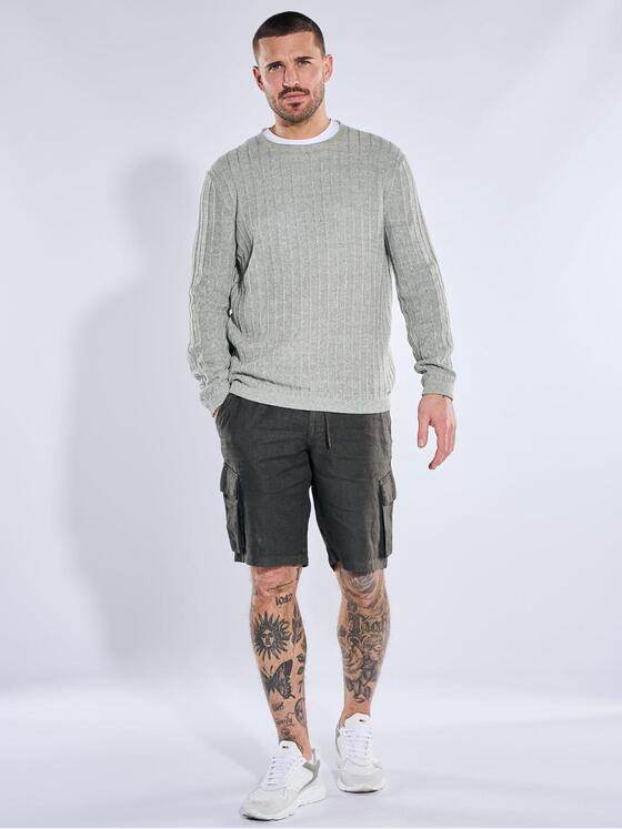 emilio adani Herren Rundhals Pullover Gruen 40419