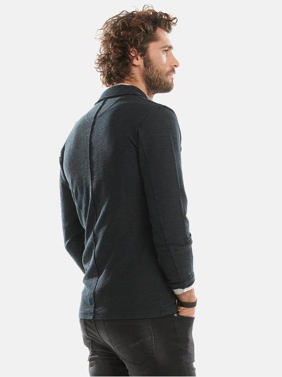 emilio adani Herren Sweat-Sakko Schwarz 30956