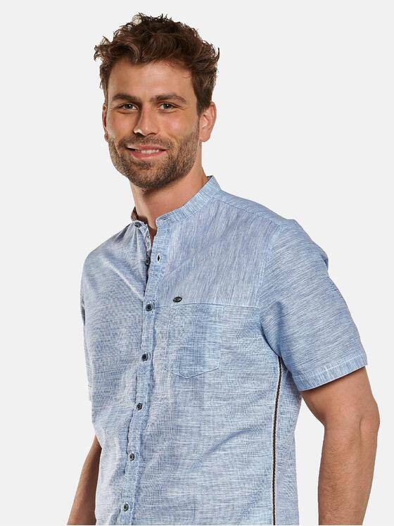 engbers Herren Kurzarm-Hemd uni Brilliantblau 33260