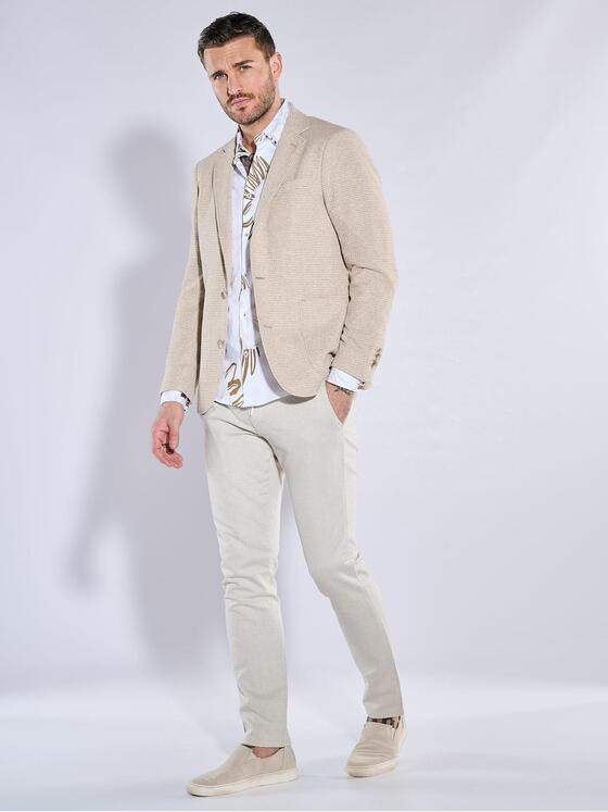 emilio adani Herren Freizeit-Sakko slim fit Beige 38419