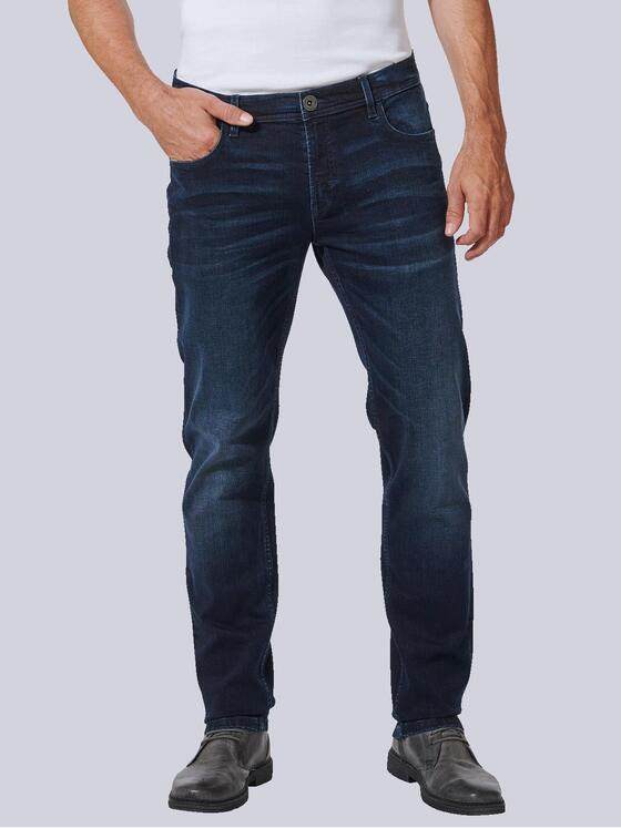 engbers Herren Super-Stretch-Jeans slim fit Blau 35180
