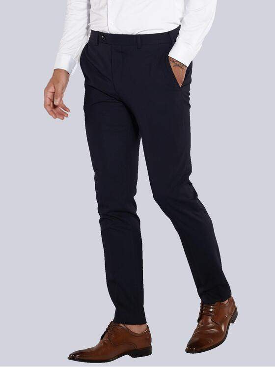 emilio adani Herren Anzug-Hose slim fit Blau 36383