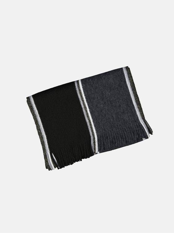 engbers Herren Schal gestreift Anthrazit 33865