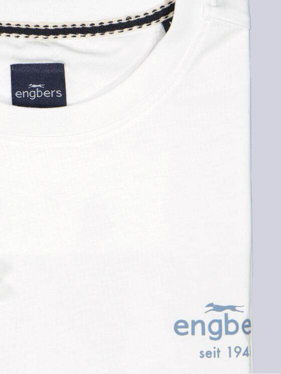 engbers Herren Jubiläums T-Shirt Reinweiss 40849