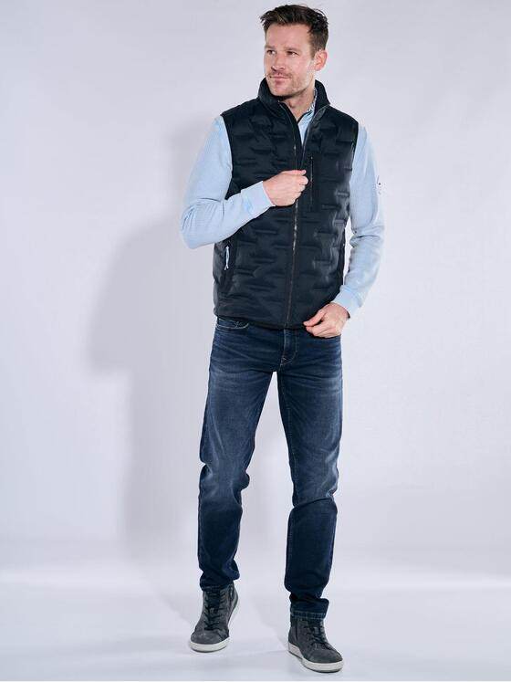 engbers Herren Steppweste regular Blau 38241