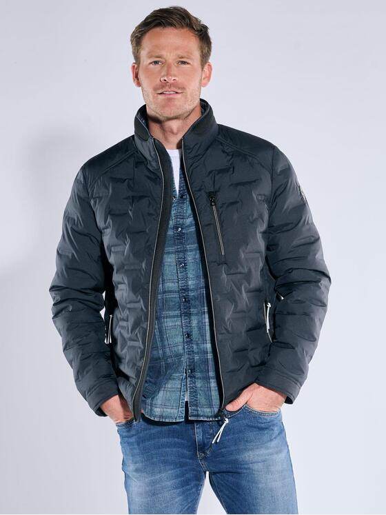 engbers Herren Jacke mit dezenter Struktur Saphirblau 39305