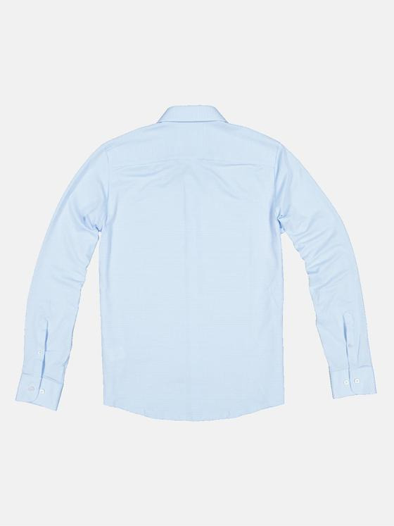 emilio adani Herren Langarm-Hemd "My Favorite" Jersey Blau 32629