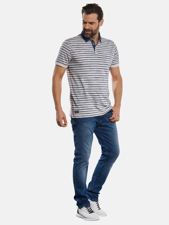 engbers Herren Poloshirt Silbergrau 33071