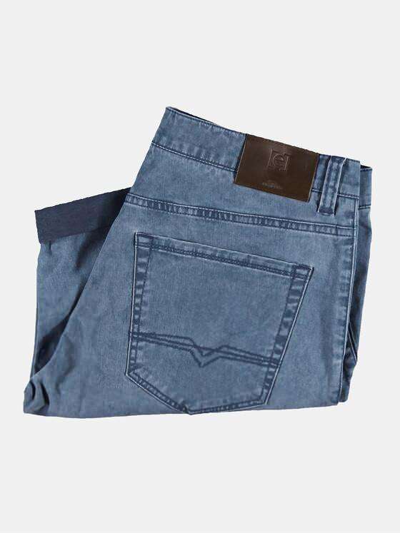 engbers Herren Doppelt gefärbte Shorts mit komfortablem Elasthananteil Brilliantblau 29828