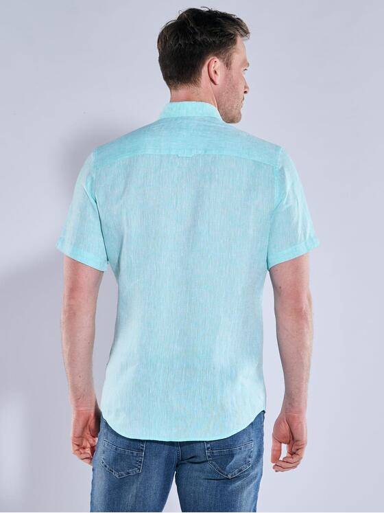 engbers Herren Kurzarm-Hemd aus Leinen Mint 38578