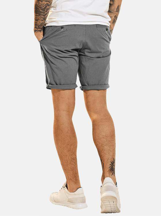 emilio adani Herren Chino-Short regular Grau 31616