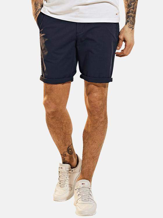 emilio adani Herren Chino-Short regular Blau 31615