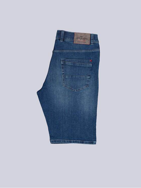 engbers Herren Jeans-Shorts regular Mittelblau 39019
