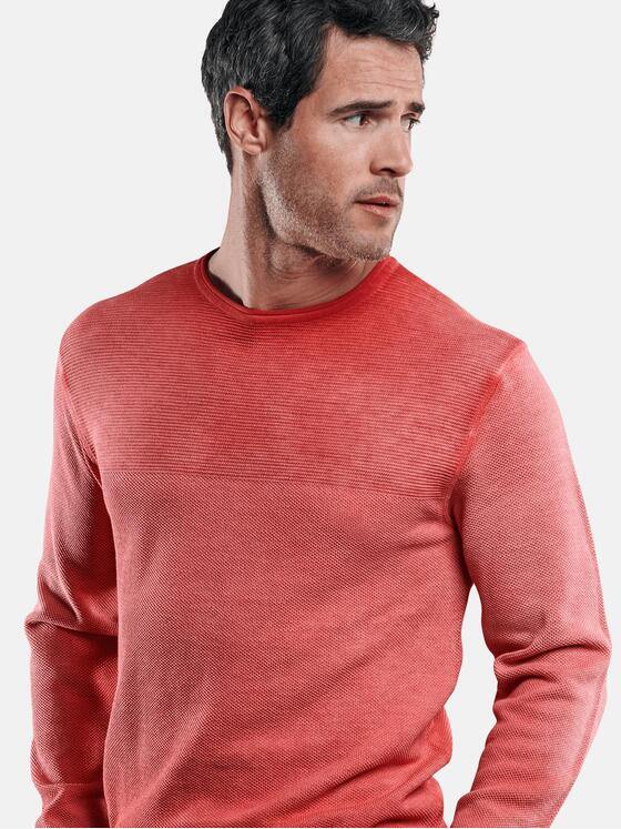 engbers Herren Softer Baumwollpullover Tomatenrot 29371