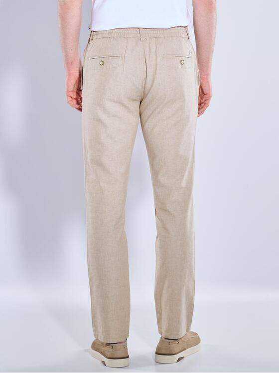 engbers Herren Chino mit Tunnelzug Sand 39012