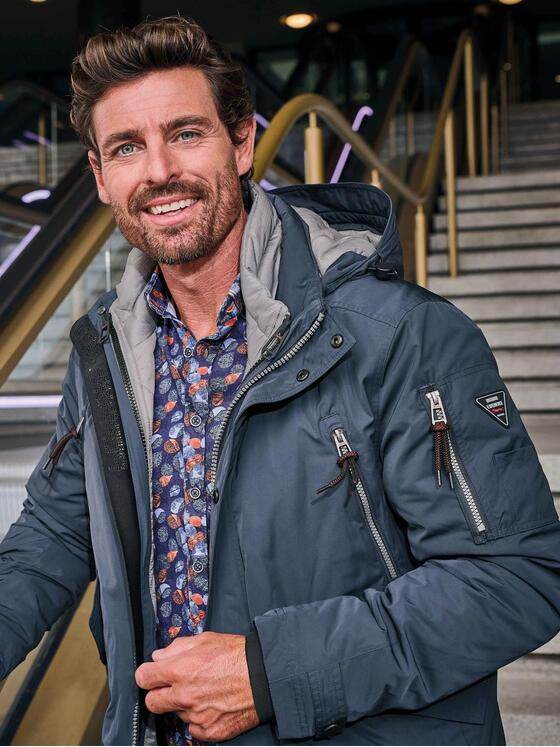 engbers Herren 2 in 1 Funktionsjacke Saphirblau 31856