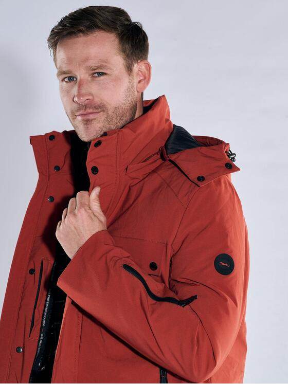 engbers Herren Wasserabweisende Funktionsjacke Rostorange 39254