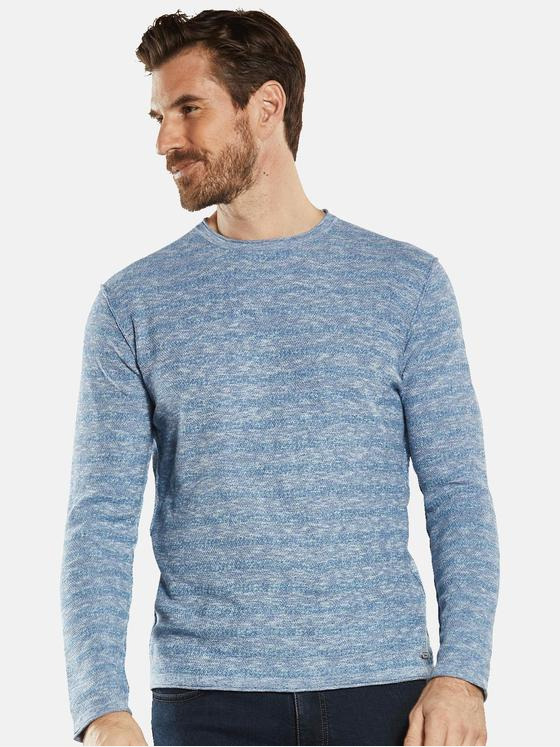 engbers Herren Pullover gestreift Blau 34625