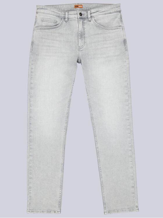 emilio adani Herren Super-Stretch-Jeans slim fit Hellgrau 39454