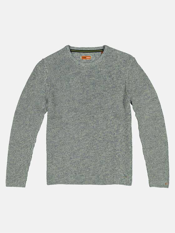 emilio adani Herren Rundhals Pullover Grün 32456