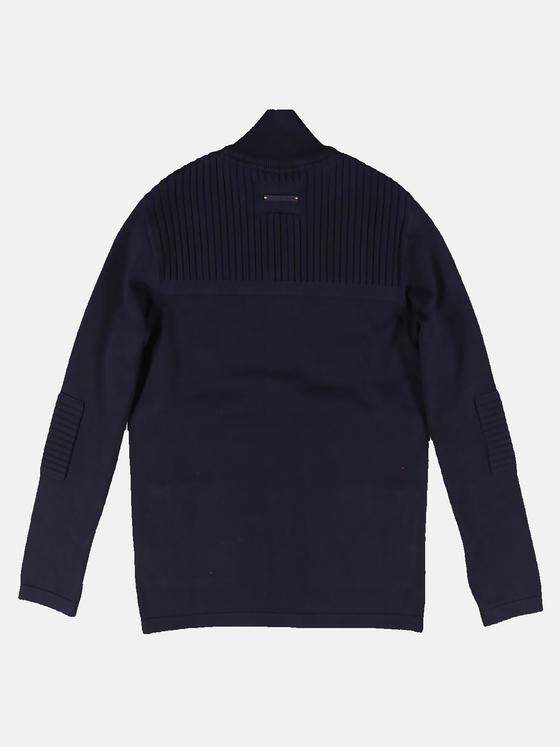emilio adani Herren Strickjacke Blau 31006